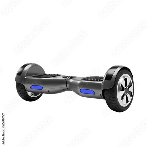 Hoverboard: Electric Scooter on Transparent  background