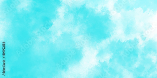 Abstract white and blue isolated cloud cumulus clouds. blue aquarelle painted realistic fog or mist smoky textured canvas design. White and ash messy wall stucco texture background.	
