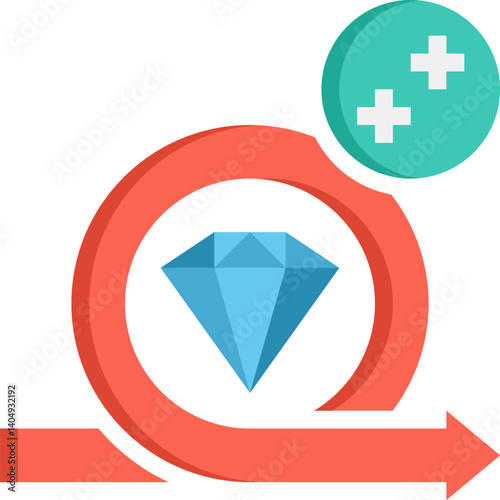 agile Illustration on a white background   