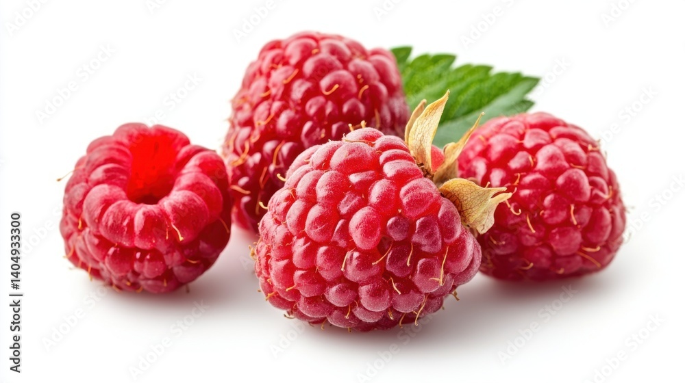 Raspberry isolated on white background Raspberry isolated on white background