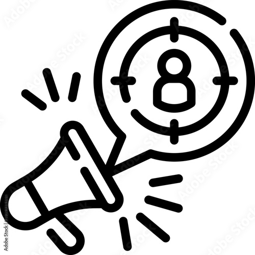 audience Illustration on a white background   