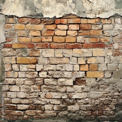 Obraz na płótnie Italian stone brick wall texture. w salonie