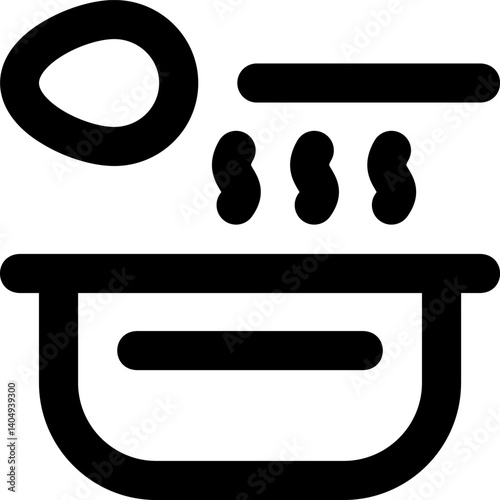 bowl Illustration on a white background   