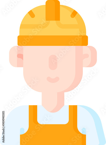builder Illustration on a white background  