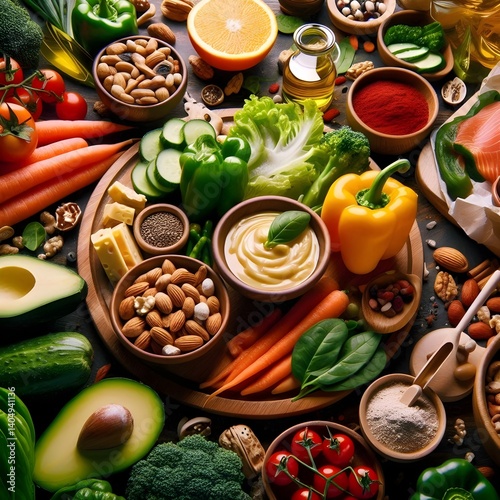 vegetables and spices