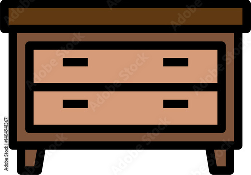 cabinets Illustration on a white background  