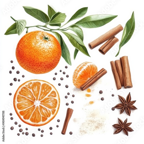 Obraz na płótnie Spiced citrus flavors added. w salonie