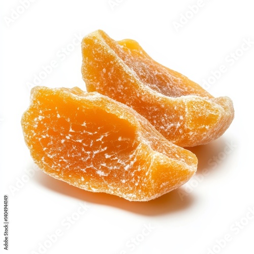 Obraz na płótnie Apricot halves isolated. w salonie