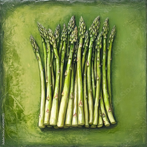 Obraz na płótnie Get asparagus ready. w salonie