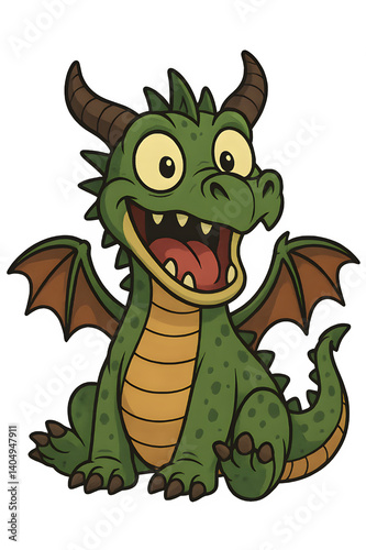 green dragon cartoon