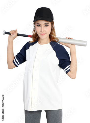 woman baseball player