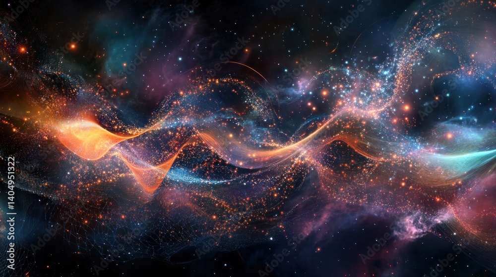 Abstract cosmic waves Abstract cosmic waves