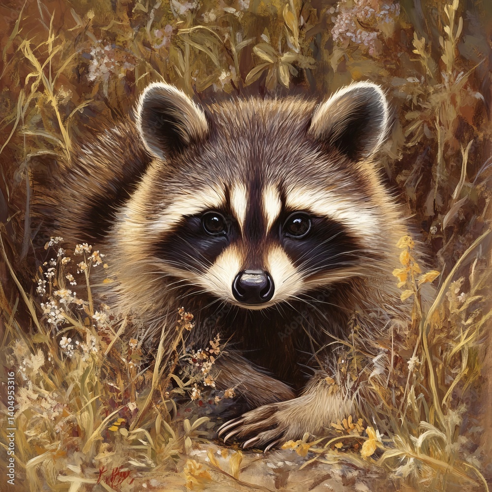 NM, USA: Common Raccoon.