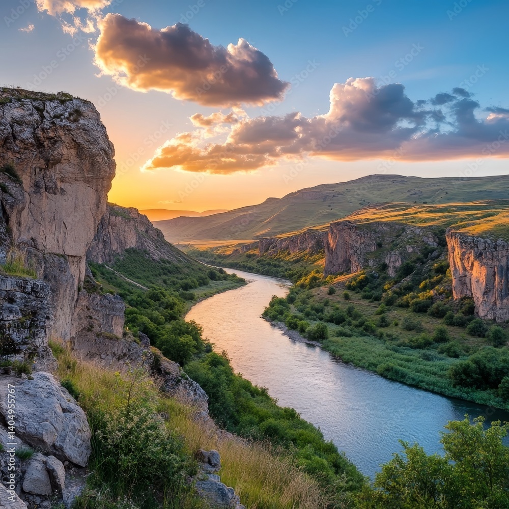 Armenia: River beauty.
