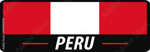 Peru Flag Icon