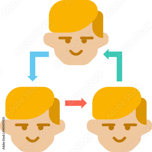 dependencies Illustration on a white background     