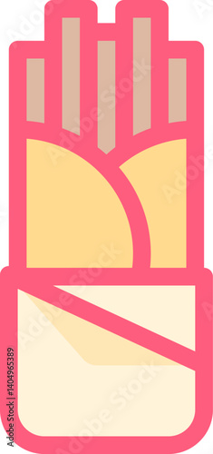 fajita Illustration on a white background   