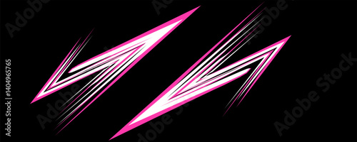 Car livery design with modern patterns and exclusive colors. vector design for vehicle wrap, racing car, rally, and adventure ready to print.