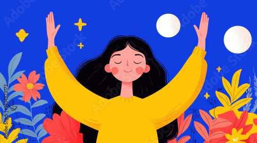 Happiness is letting go, A serene image symbolizing clarity and the process of letting go for personal growth.