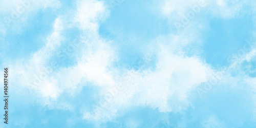 Abstract white and blue isolated cloud cumulus clouds. blue aquarelle painted realistic fog or mist smoky textured canvas design. White and ash messy wall stucco texture background.	
