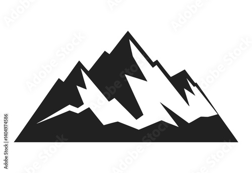 Mountain Silhouette Vector Illustration