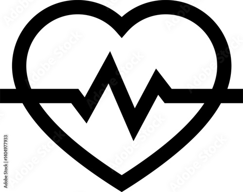 heart disease Illustration on a white background     