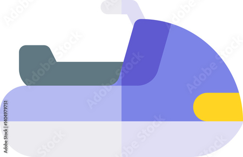 jet ski Illustration on a white background   