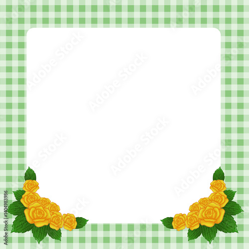 Frame,Rose Frame,Checkerboard background,Checkerboard frame
