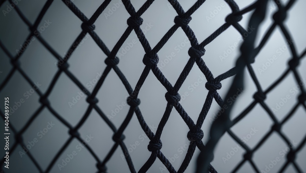 Close-up of net pattern. Rope net design. Fisherman net texture. Hunting net rope pattern. Close-up of net pattern. Rope net design. Fisherman net texture. Hunting net rope pattern.