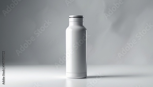 Isolated tumbler picture against a white backdrop for printing industry mockups