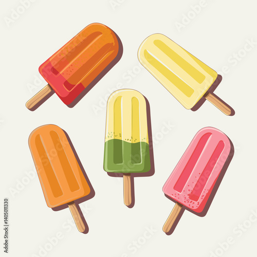 Citrus Zest Popsicle Row