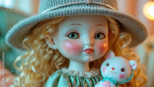 Lovely custom-made interior doll