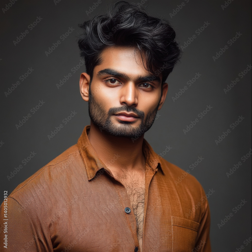 Obraz premium Young handsome indian man