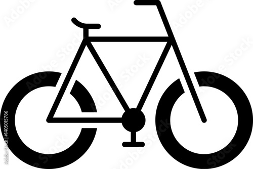 Cycle Vector Icon Stock Illustration