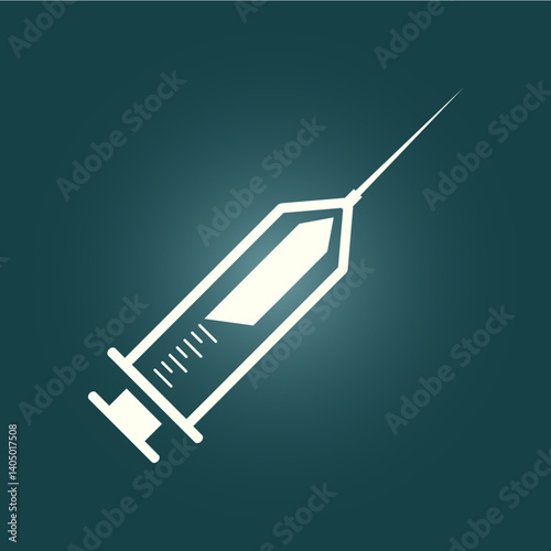 Injection trendy icon noble abstract vector illustration colorful artwork lovely design