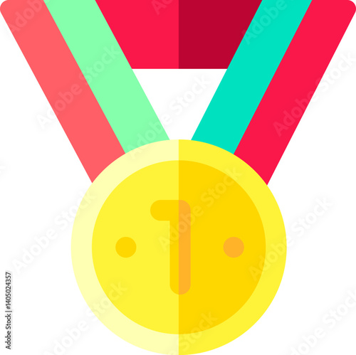medal Illustration on a white background   