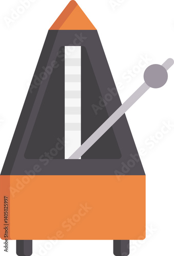 metronome (2) Illustration on a white background     