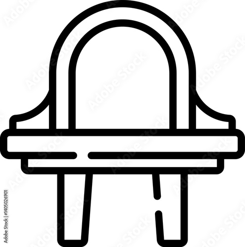 mirror Illustration on a white background    