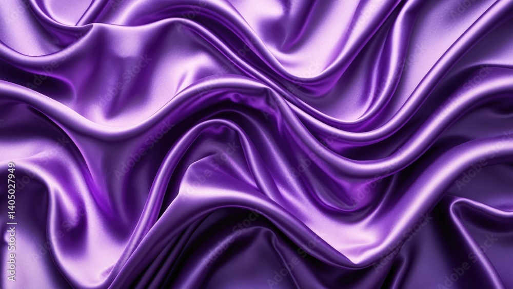 Bright luxury background with silk satin in purple, pink, lilac, and blue. Gentle folds. Fabric design. Wavy lines. Banner. Top-down view on table. Template. Elegant. Bright luxury background with silk satin in purple, pink, lilac, and blue. Gentle folds. Fabric design. Wavy lines. Banner. Top-down view on table. Template. Elegant.