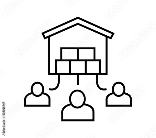 Inventory Management and Supply Chain Symbol