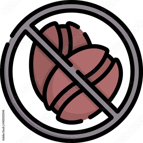 no caffeine Illustration on a white background    