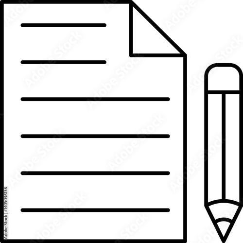 paper Illustration on a white background    
