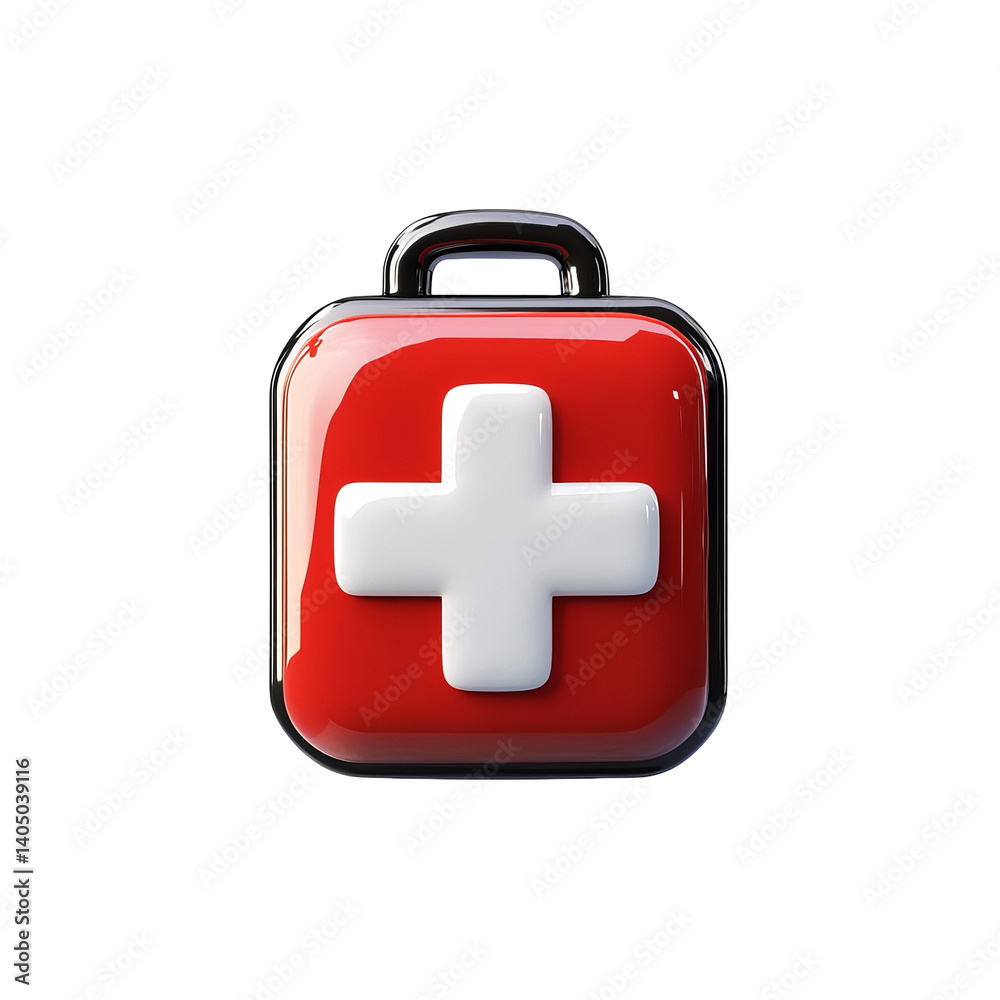 Obraz premium first aid kit isolated