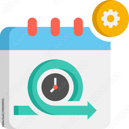 planing Illustration on a white background   