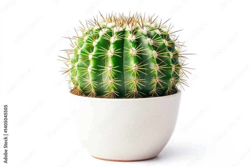 Cactus in white pot Cactus in white pot