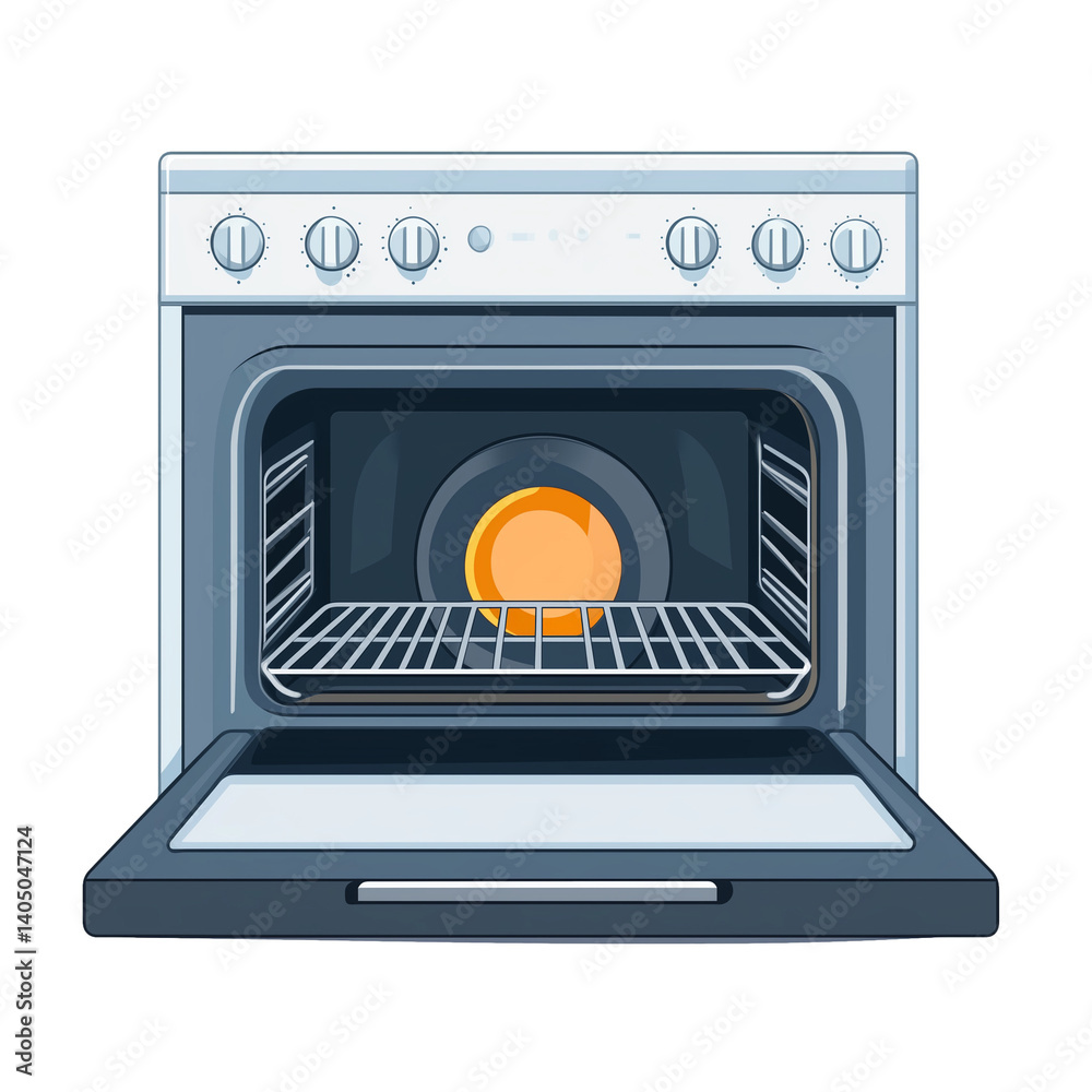 Fototapeta premium oven on a transparent background