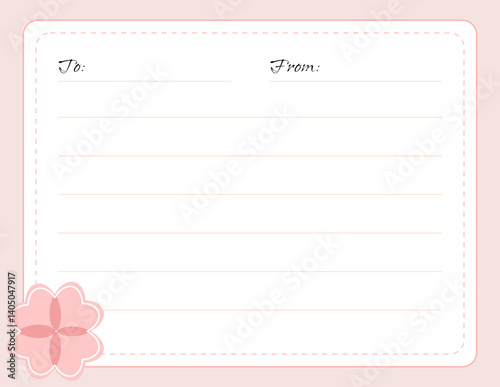  letter template pink flower sakura icon start shining icon chibi cute adorable kawaii charming whimsical digital download vector