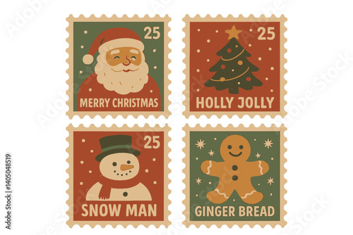 christmas postage stamps