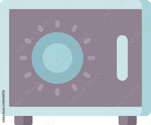 safe box Illustration on a white background    