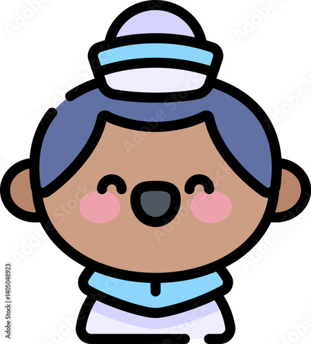 sailor Illustration on a white background  